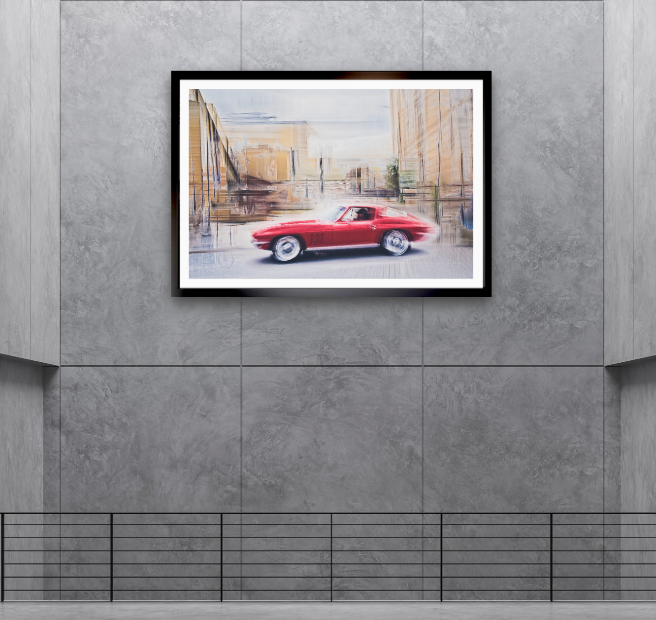 Automotive Limited Edition wall art print of American classic Corvette Stingray motor car by Douglas Carr Photography