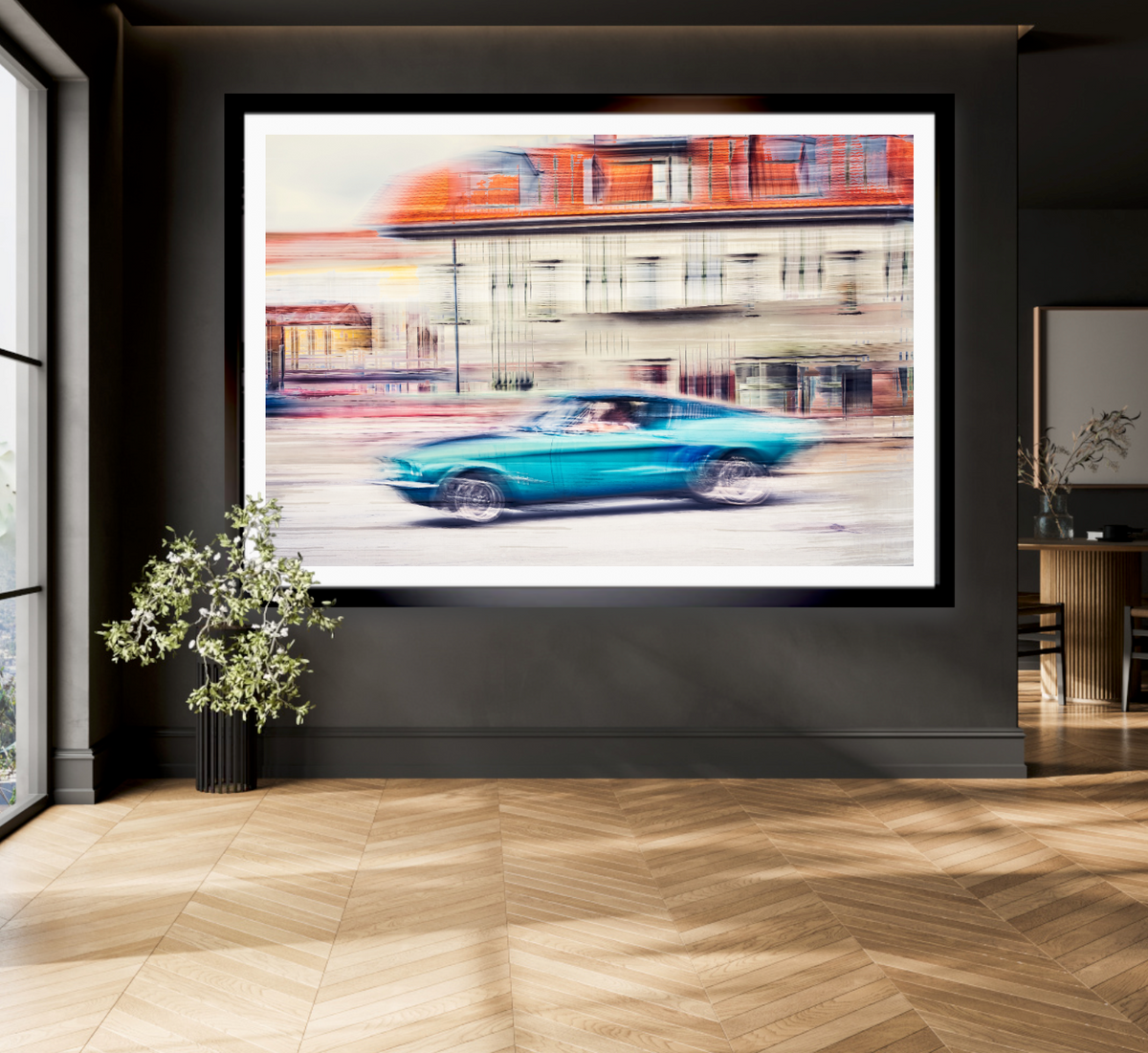 Automotive Limited Edition wall art print of American classic Ford Mustang the Chevy Killer motor car by Douglas Carr Photography