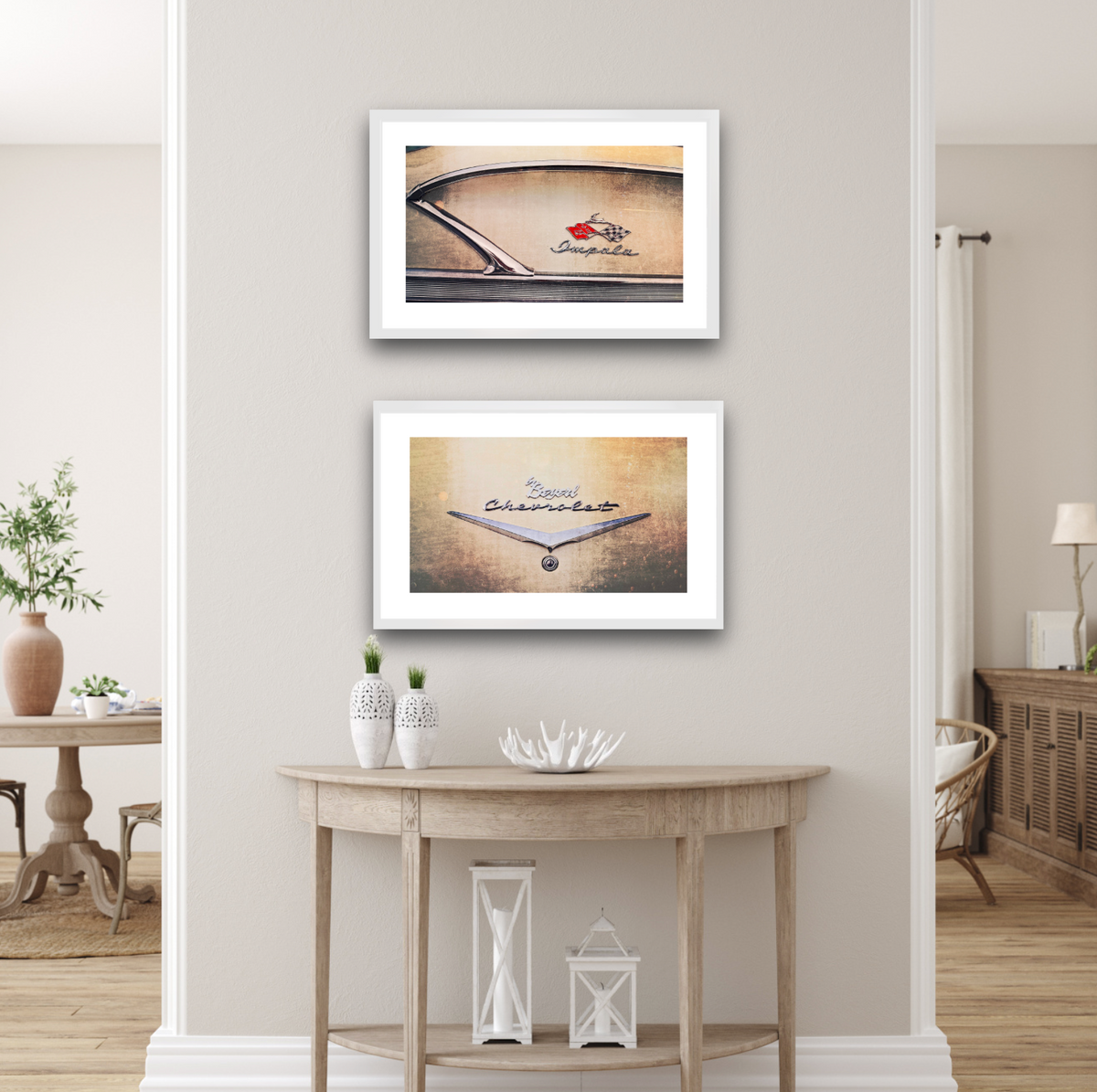 1958 Chevrolet Impala American classic car details fine art photography wall art print by Douglas Carr – Oslo Art Prints