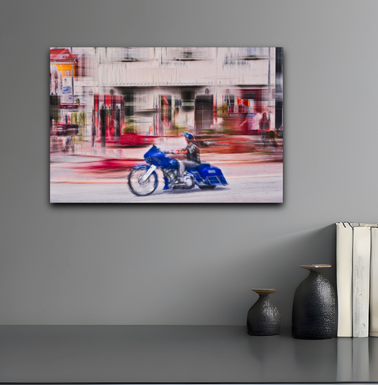 Automotive Limited Edition wall art print of American classic Harley Davidson motorcycle by Douglas Carr Photography