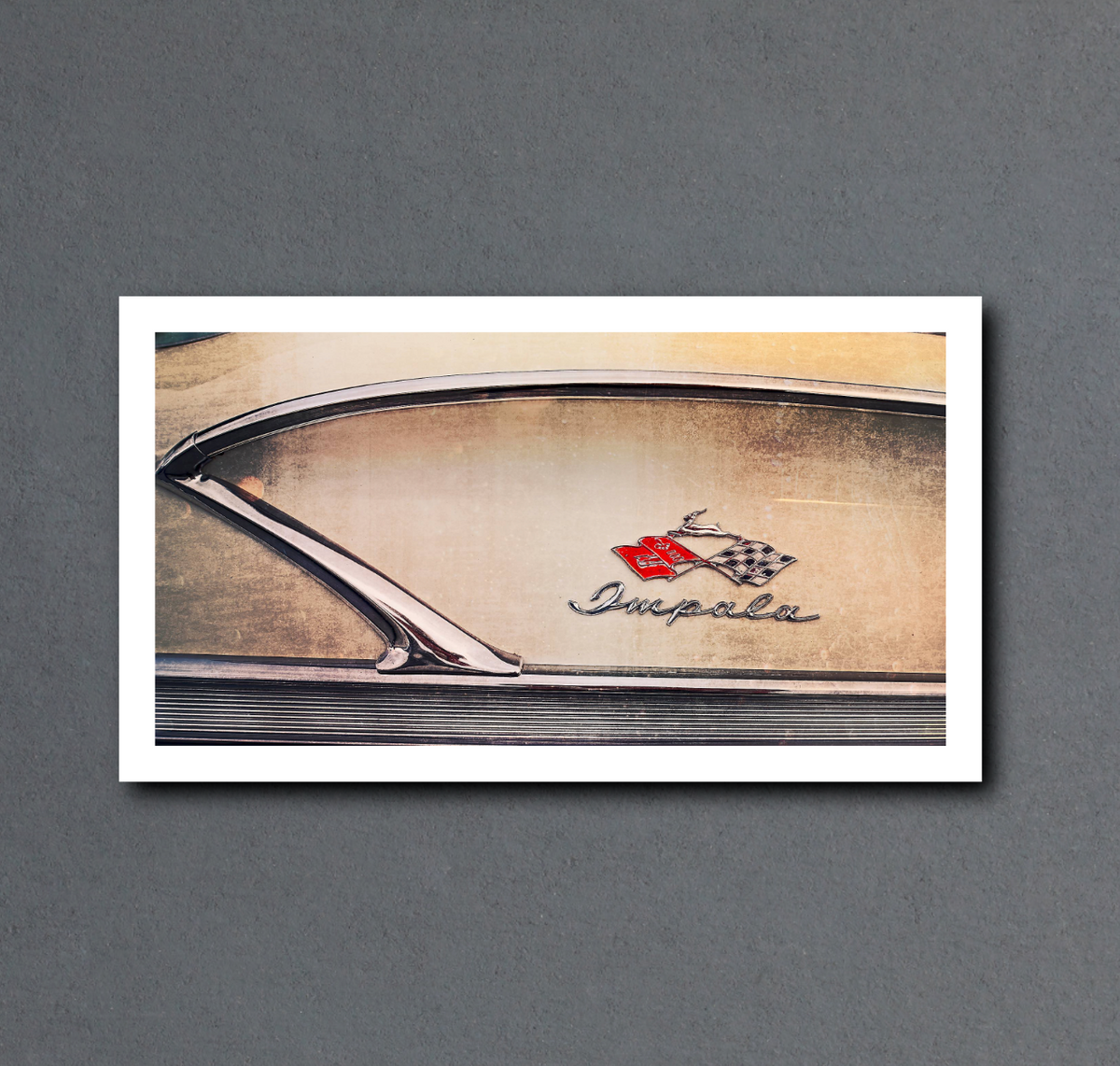 1958 Chevrolet Impala American classic car details fine art photography wall art print by Douglas Carr – Oslo Art Prints