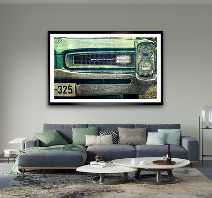 1966 Pontiac vintage American classic car grille fine art photography wall art print by Douglas Carr – Oslo Art Prints