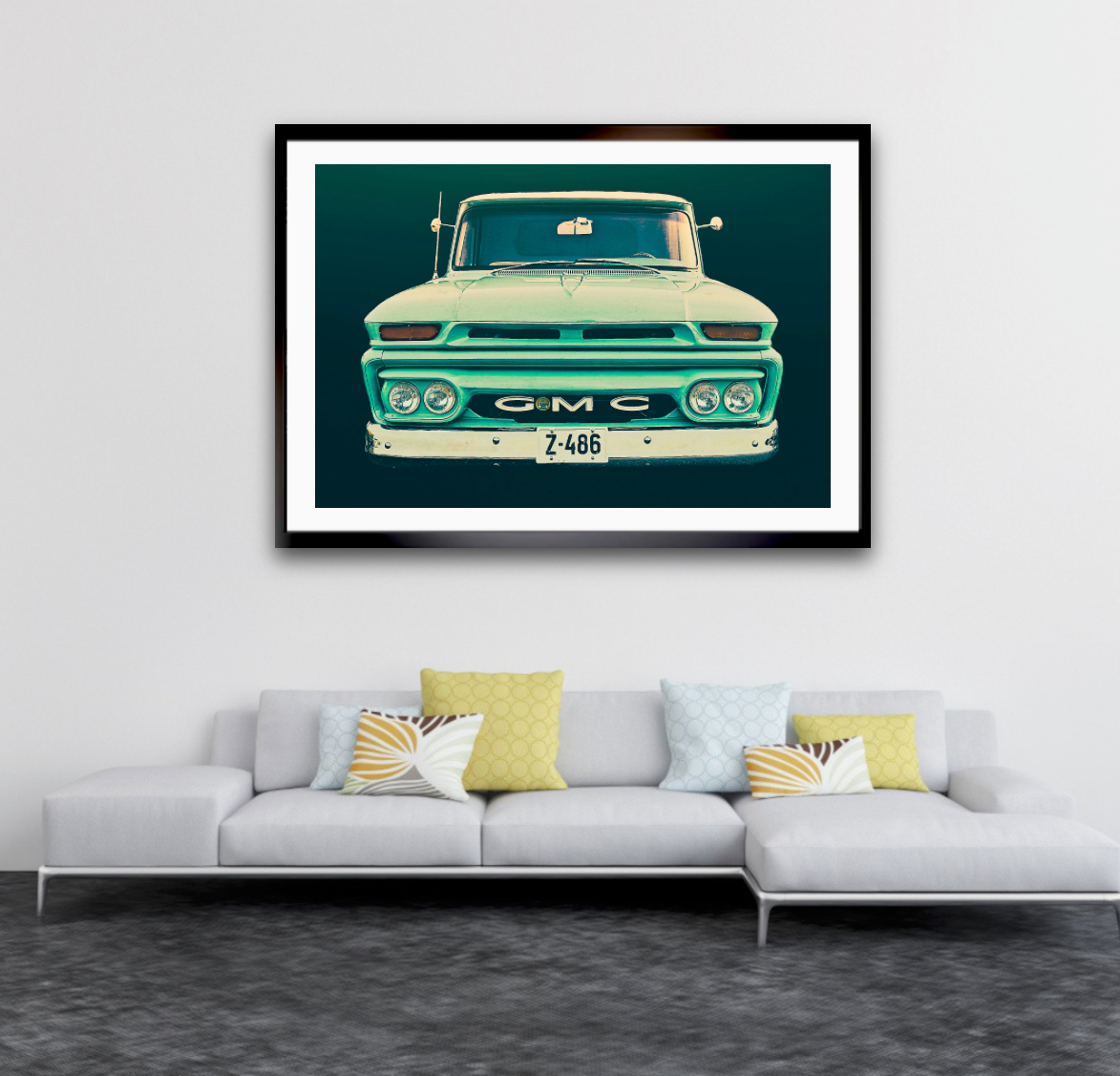 Vintage GMC pickup truck  American classic car fine art photography wall art print by Douglas Carr – Oslo Art Prints