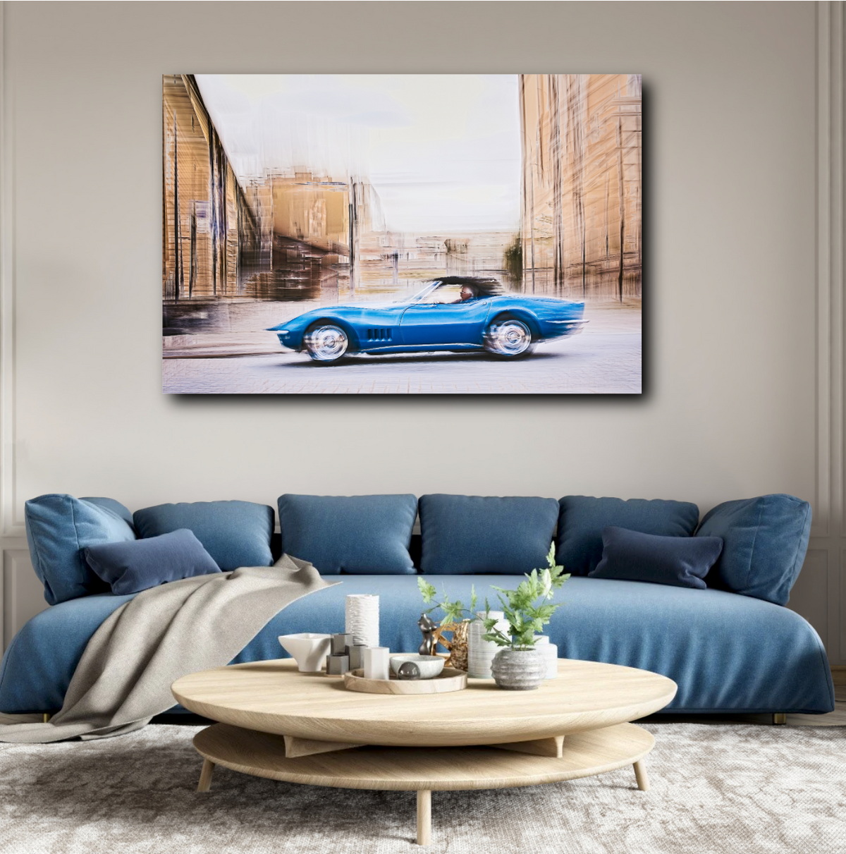 Automotive Limited Edition wall art print of American classic Corvette Stingray motor car by Douglas Carr Photography