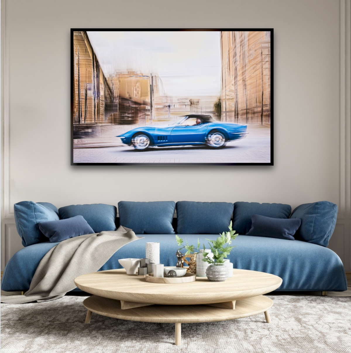 Automotive Limited Edition wall art print of American classic Corvette Stingray motor car by Douglas Carr Photography