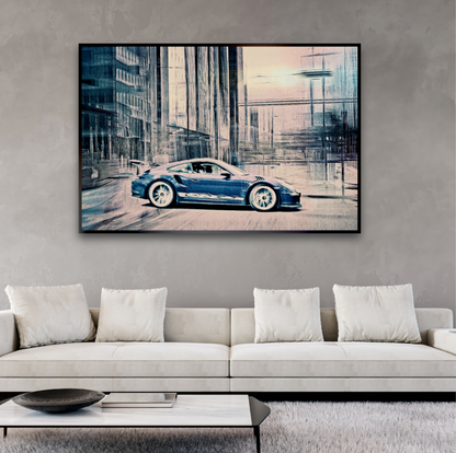 Automotive Limited Edition wall art print of German classic Porsche sports car by Douglas Carr Photography