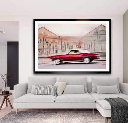 Automotive Limited Edition wall art print of American classic motor car by Douglas Carr Photography