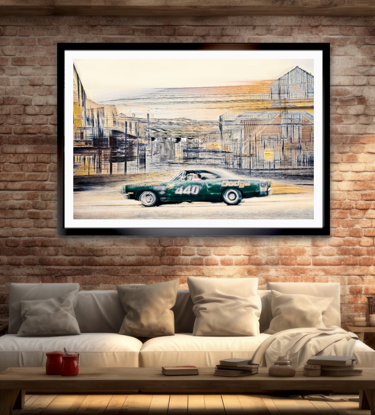 Automotive Limited Edition wall art print of American Dodge classic motor car by Douglas Carr Photography