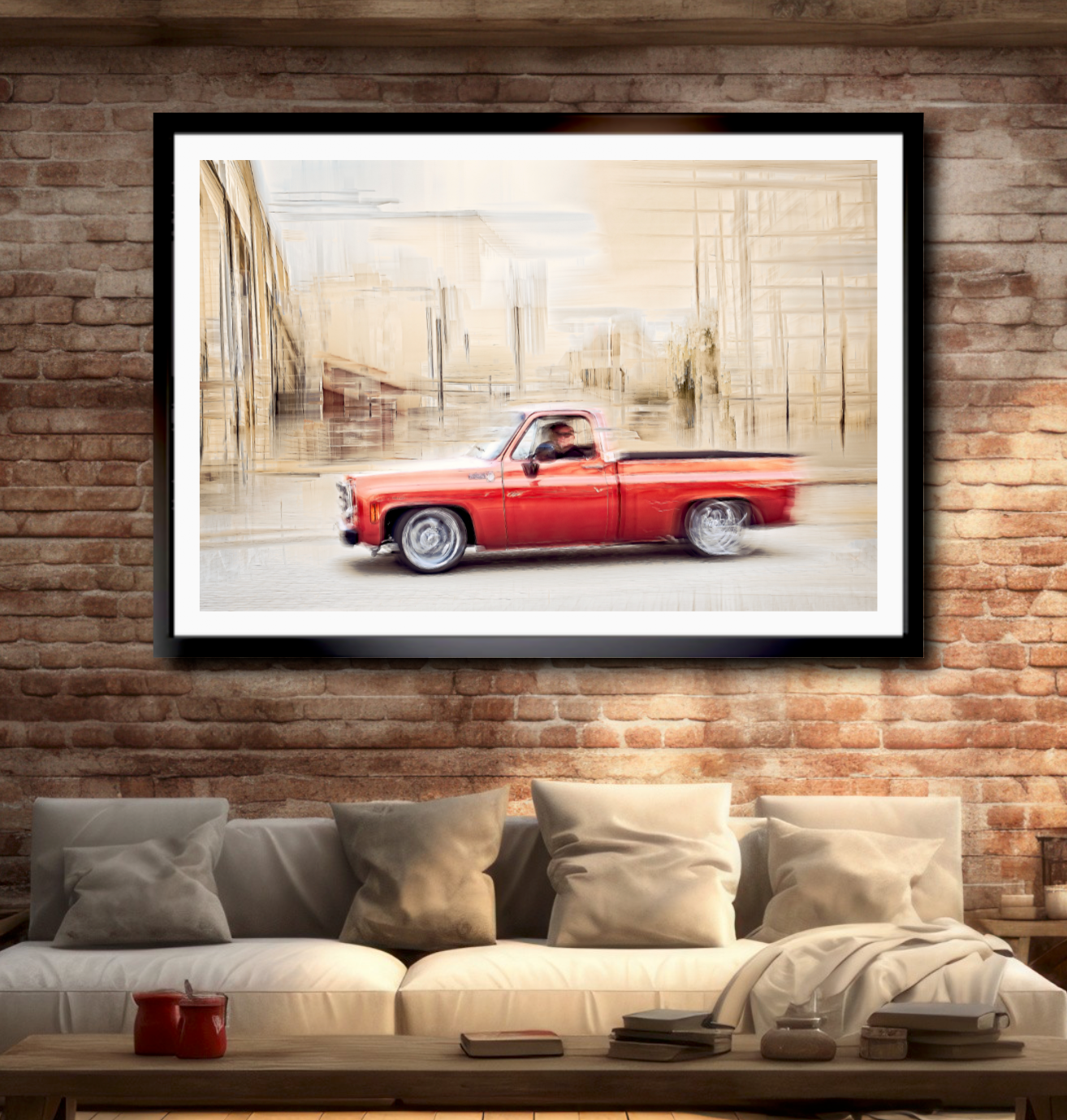 Automotive Limited Edition wall art print of American classic pickup truck by Douglas Carr Photography