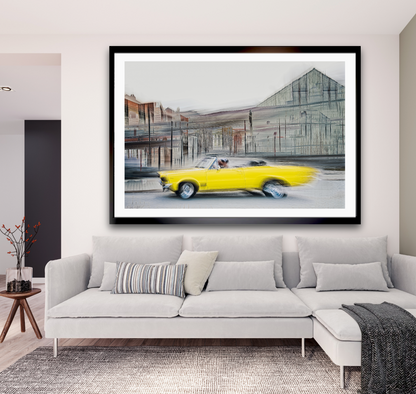 Automotive Limited Edition wall art print of American classic Cadillac motor car by Douglas Carr Photography