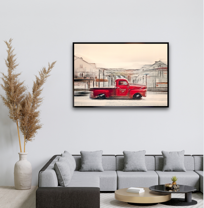 Automotive Limited Edition wall art print of American classic pickup truck by Douglas Carr Photography