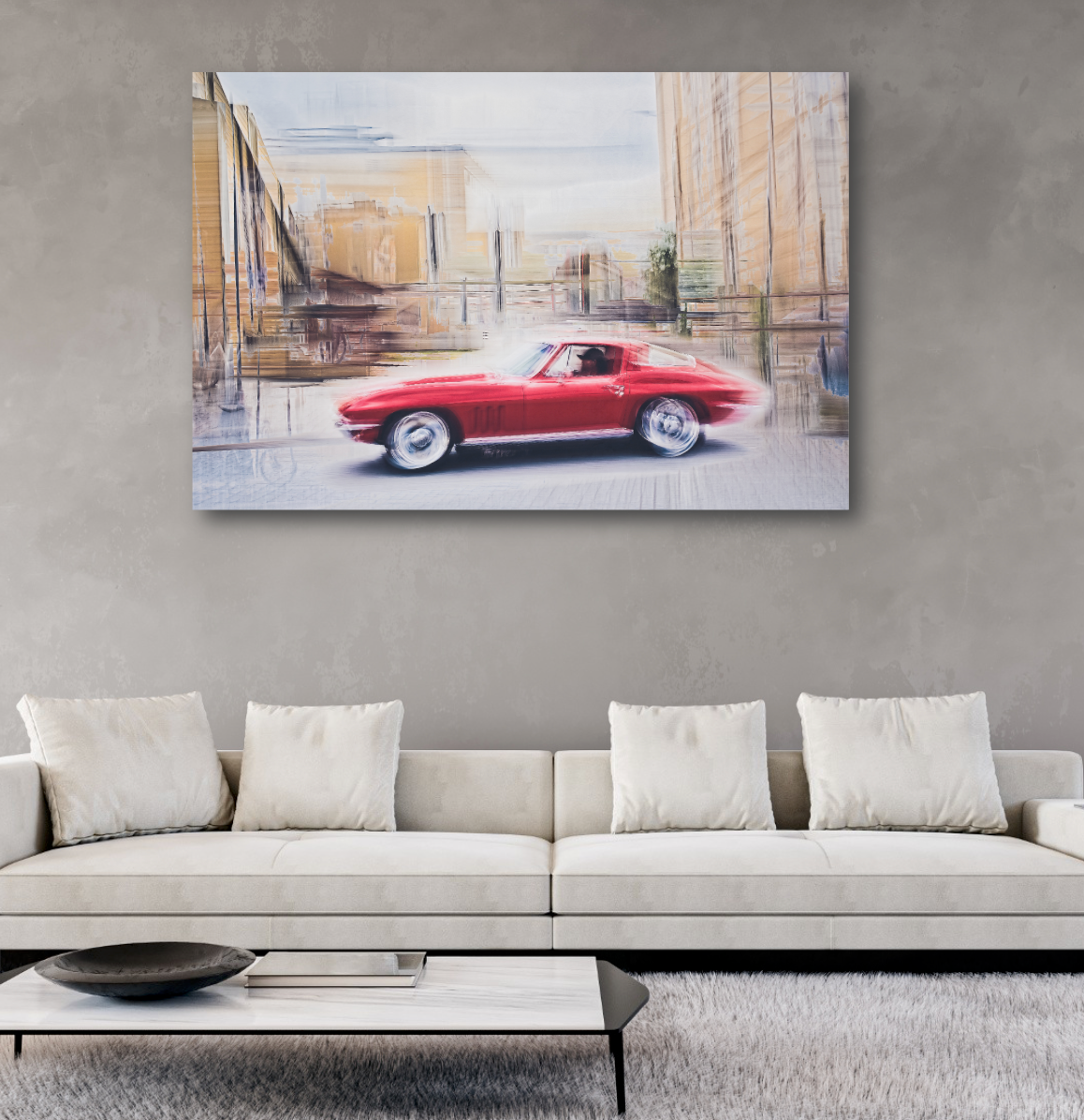 Automotive Limited Edition wall art print of American classic Corvette Stingray motor car by Douglas Carr Photography