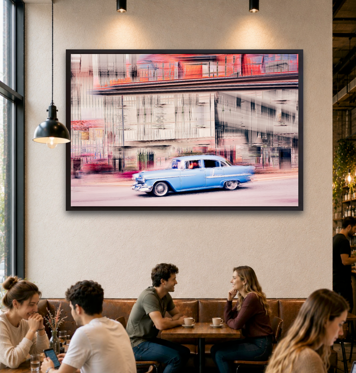 Automotive Limited Edition wall art print of a American 1955 Bel Air by Douglas Carr Photography