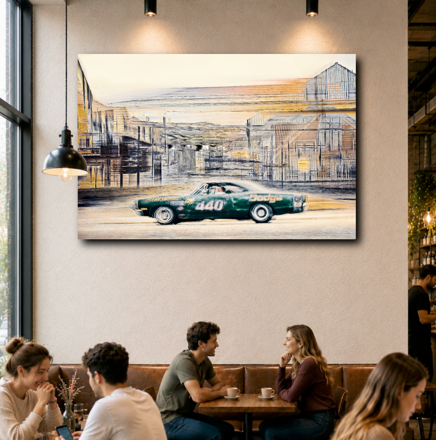 Automotive Limited Edition wall art print of American Dodge classic motor car by Douglas Carr Photography