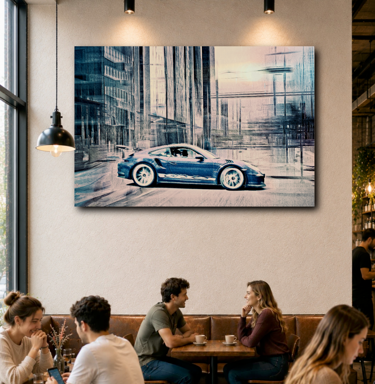 Automotive Limited Edition wall art print of German classic Porsche sports car by Douglas Carr Photography