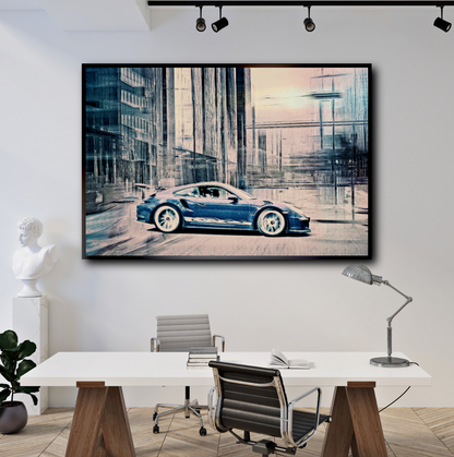 Automotive Limited Edition wall art print of German classic Porsche sports car by Douglas Carr Photography