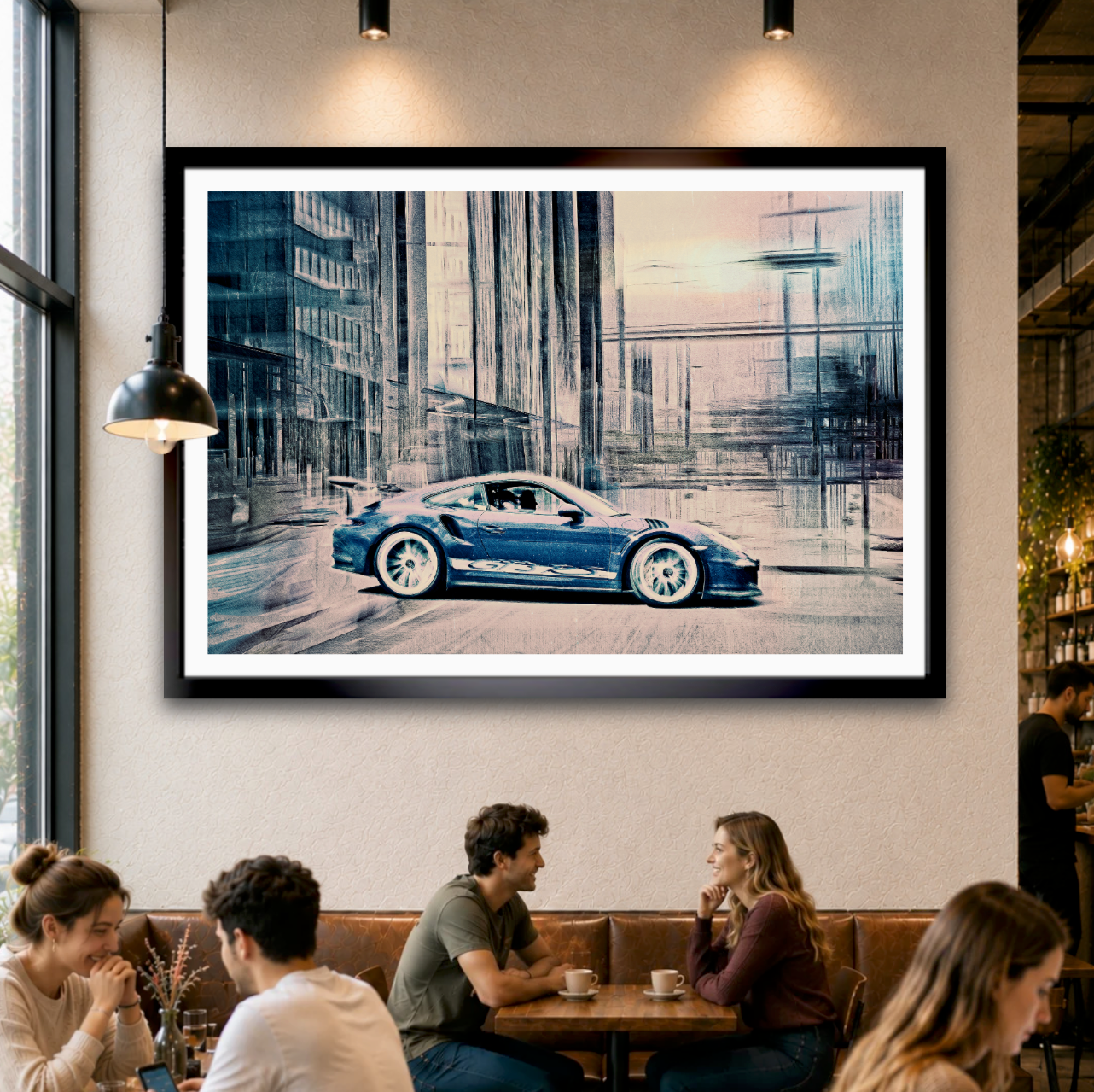 Automotive Limited Edition wall art print of German classic Porsche sports car by Douglas Carr Photography