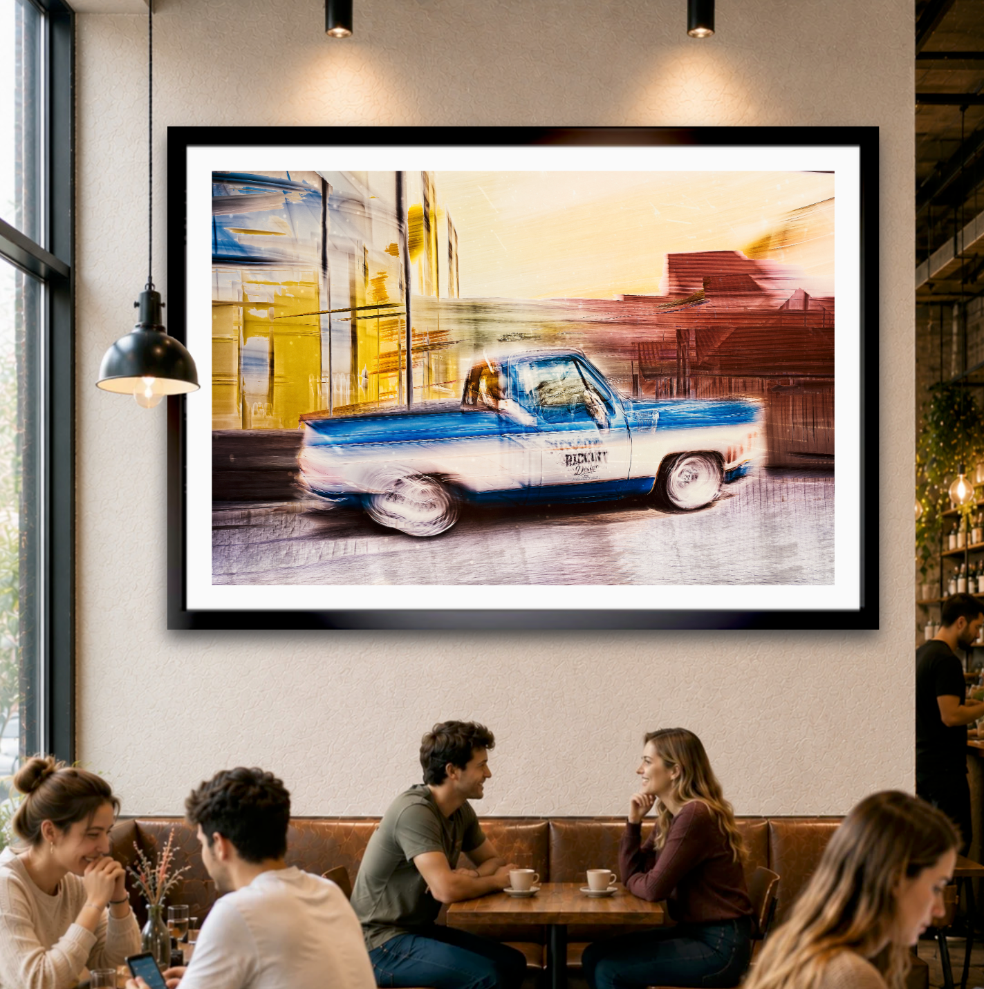Automotive Limited Edition wall art print of American classic pickup truck by Douglas Carr Photography