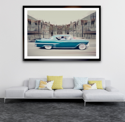 Automotive Limited Edition wall art print of American classic cadillac motor car by Douglas Carr Photography