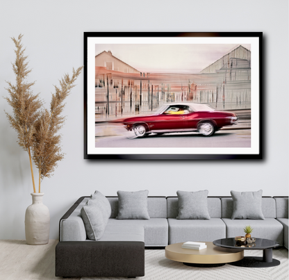 Automotive Limited Edition wall art print of American classic motor car by Douglas Carr Photography