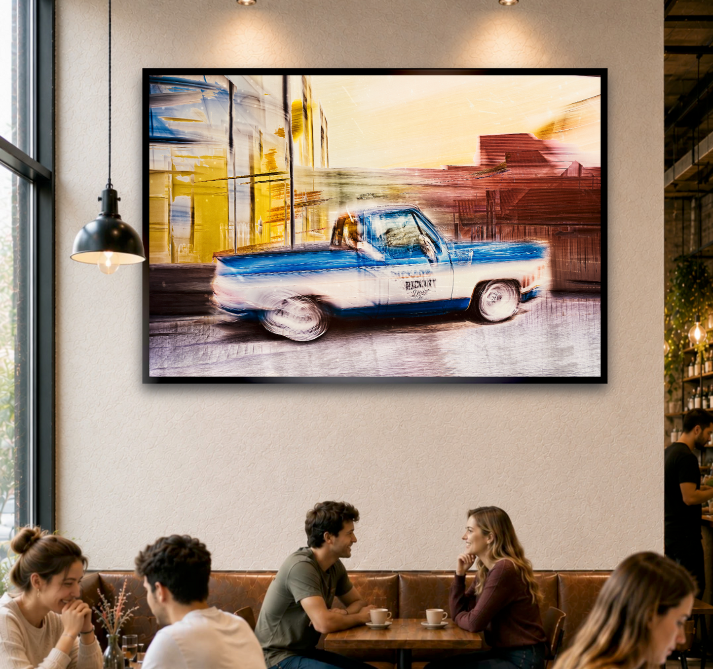 Automotive Limited Edition wall art print of American classic pickup truck by Douglas Carr Photography