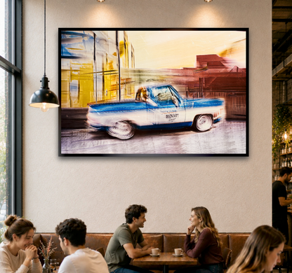 Automotive Limited Edition wall art print of American classic pickup truck by Douglas Carr Photography