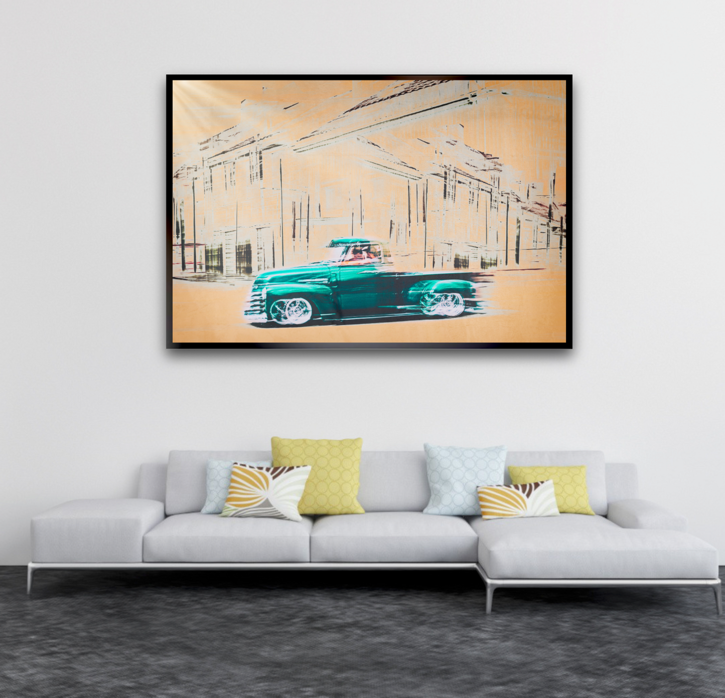 Automotive Limited Edition wall art print of American classic pickup truck by Douglas Carr Photography