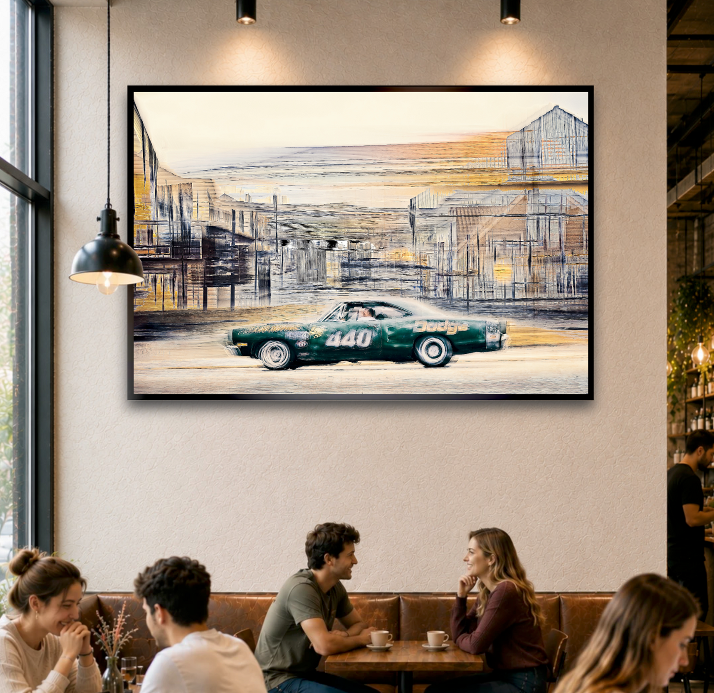 Automotive Limited Edition wall art print of American Dodge classic motor car by Douglas Carr Photography