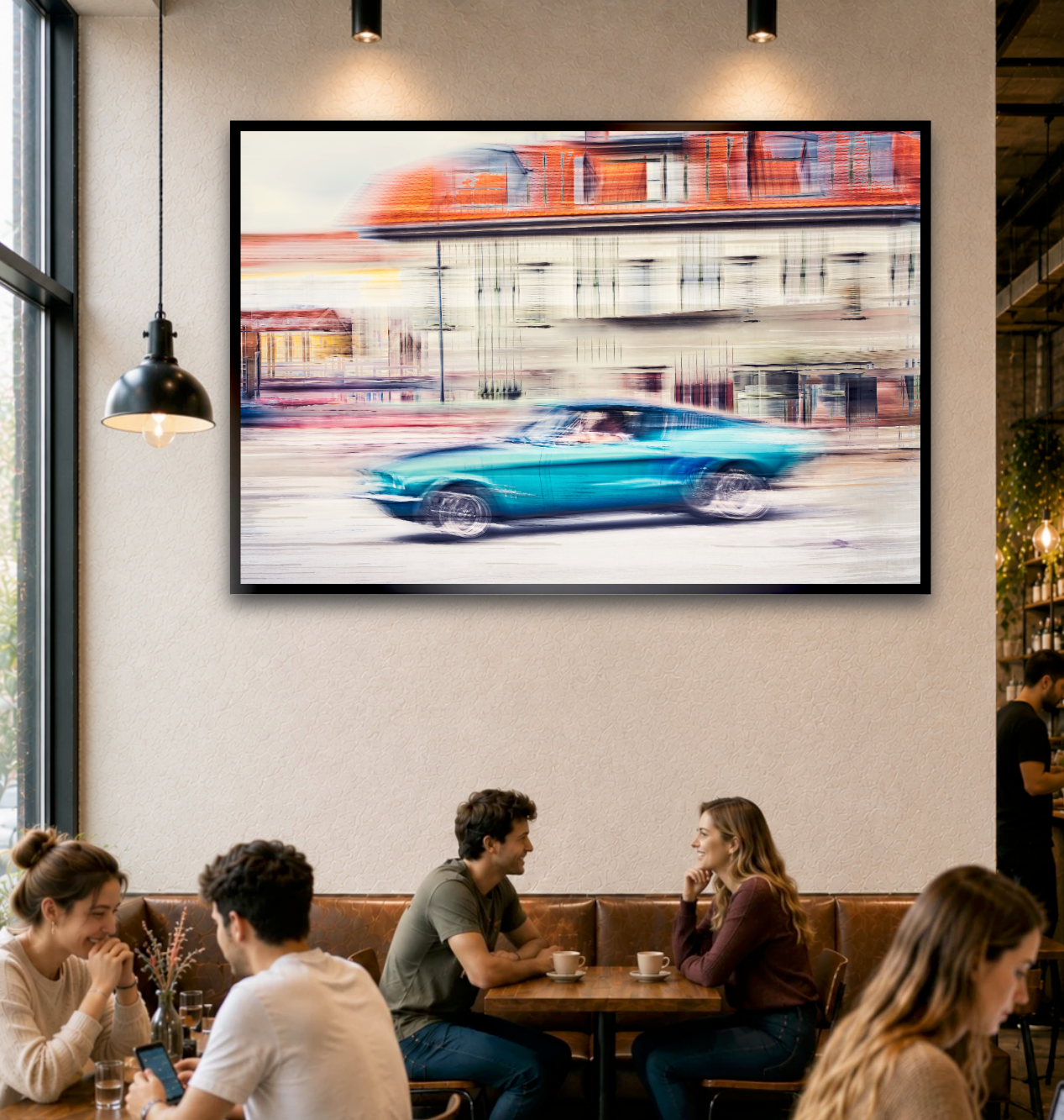 Automotive Limited Edition wall art print of American classic Ford Mustang the Chevy Killer motor car by Douglas Carr Photography