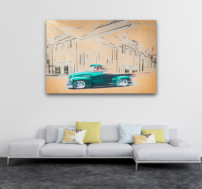 Automotive Limited Edition wall art print of American classic pickup truck by Douglas Carr Photography