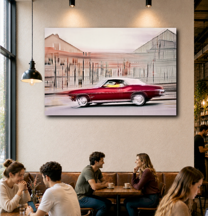 Automotive Limited Edition wall art print of American classic motor car by Douglas Carr Photography