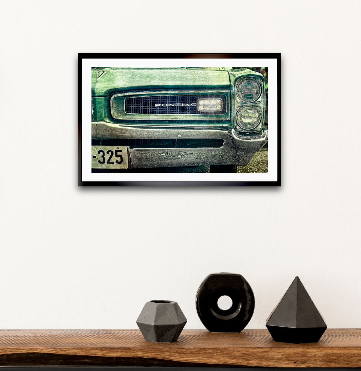 1966 Pontiac vintage American classic car grille fine art photography wall art print by Douglas Carr – Oslo Art Prints