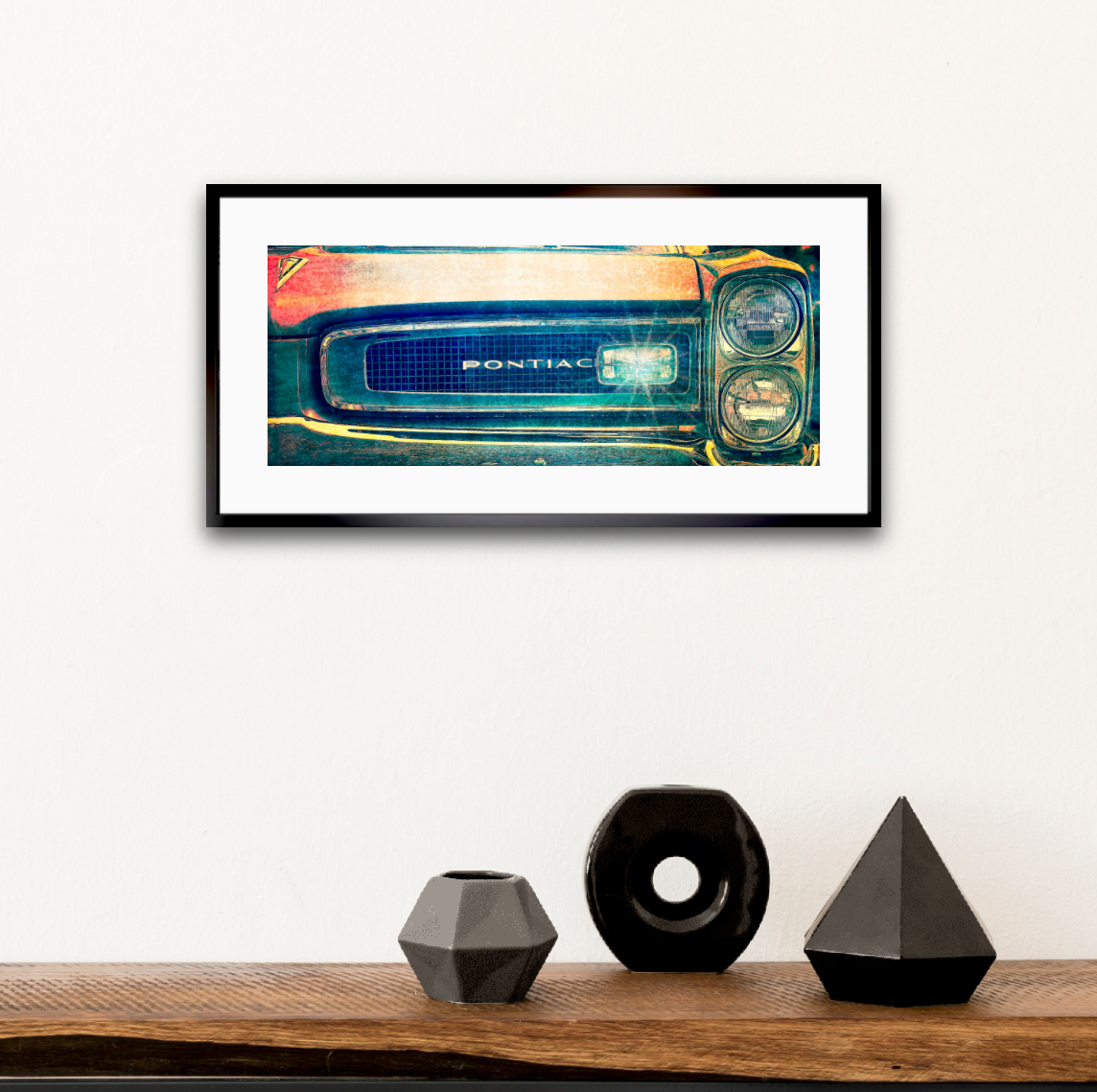 1966 Pontiac grill an American classic car fine art photography wall art print by Douglas Carr – Oslo Art Prints
