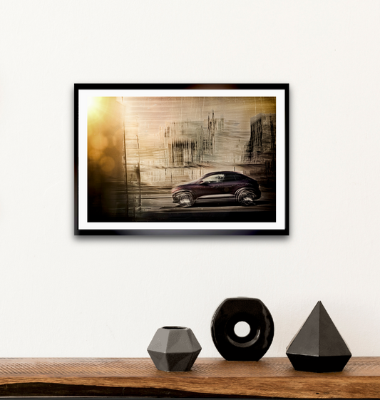 Porsche electric Macen a German car fine art photography wall art print by Douglas Carr – Oslo Art Prints
