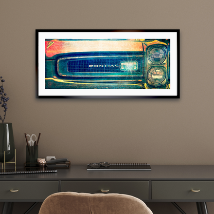 1966 Pontiac grill an American classic car fine art photography wall art print by Douglas Carr – Oslo Art Prints