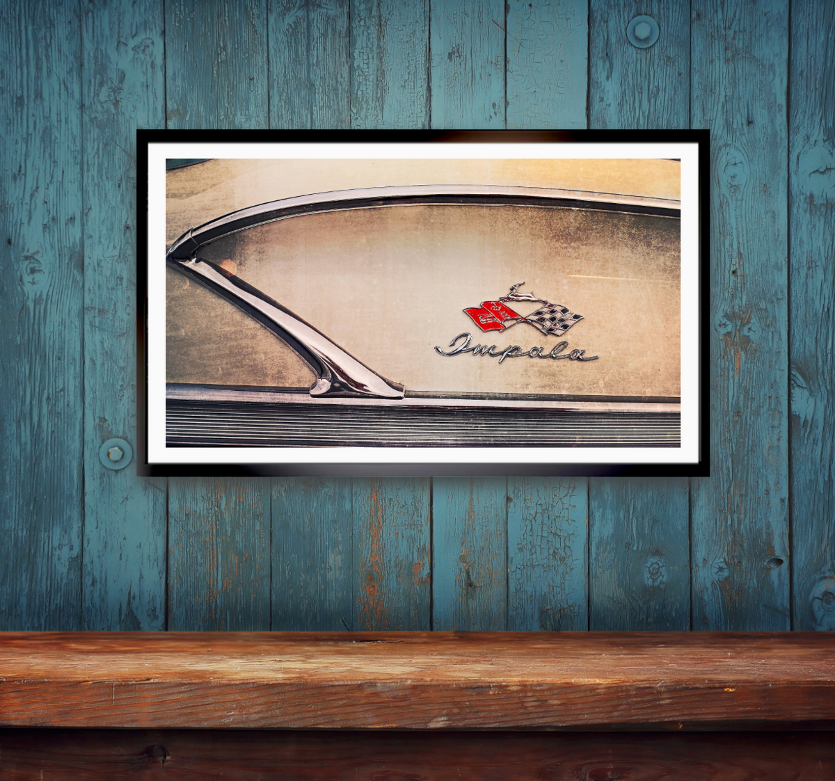 1958 Chevrolet Impala American classic car  details fine art photography wall art print by Douglas Carr – Oslo Art Prints