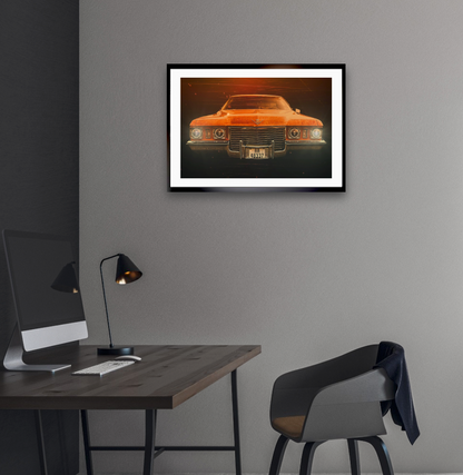 Skull Eyes 1972 Cadillac DeVille American classic car fine art photography wall art print by Douglas Carr – Oslo Art Prints
