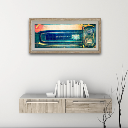 1966 Pontiac grill an American classic car fine art photography wall art print by Douglas Carr – Oslo Art Prints