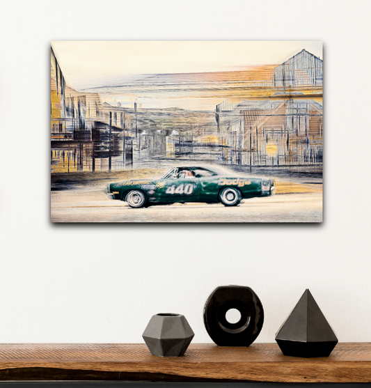 Automotive Limited Edition wall art print of American Dodge classic motor car by Douglas Carr Photography