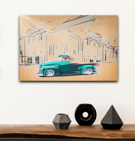 Automotive Limited Edition wall art print of American classic pickup truck by Douglas Carr Photography