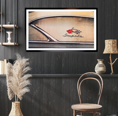 1958 Chevrolet Impala American classic car  details fine art photography wall art print by Douglas Carr – Oslo Art Prints