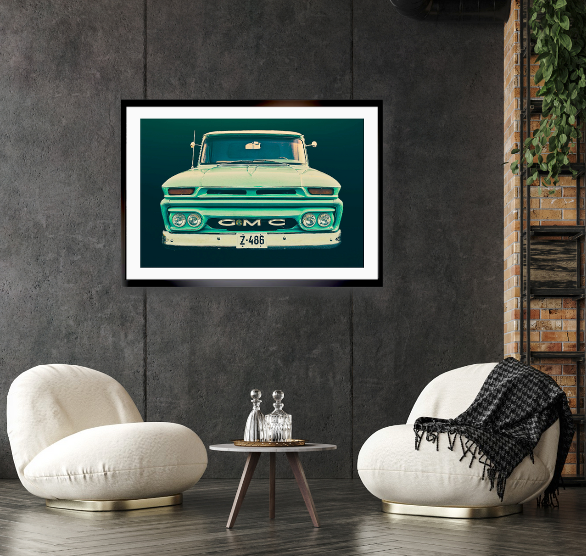 Vintage GMC pickup truck  American classic car fine art photography wall art print by Douglas Carr – Oslo Art Prints