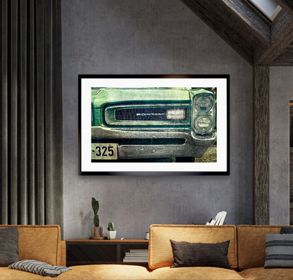 1966 Pontiac vintage American classic car grille fine art photography wall art print by Douglas Carr – Oslo Art Prints