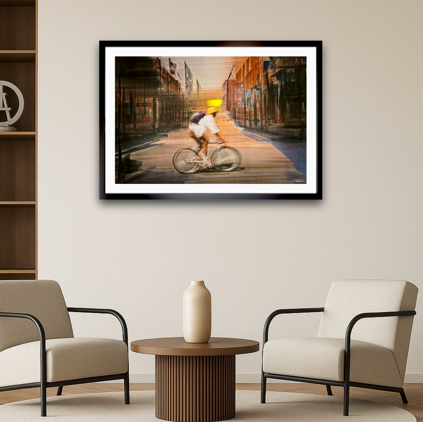 Solar Eclipse Limited edition cycling wall art print by Douglas Carr Photography