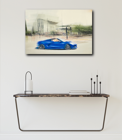 Automotive Limited Edition wall art print of American Corvette classic sports car by Douglas Carr Photography
