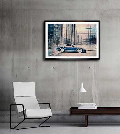 Automotive Limited Edition wall art print of German classic Porsche sports car by Douglas Carr Photography