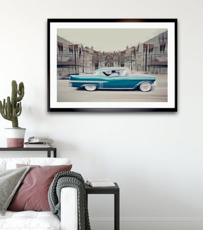 Automotive Limited Edition wall art print of American classic cadillac motor car by Douglas Carr Photography