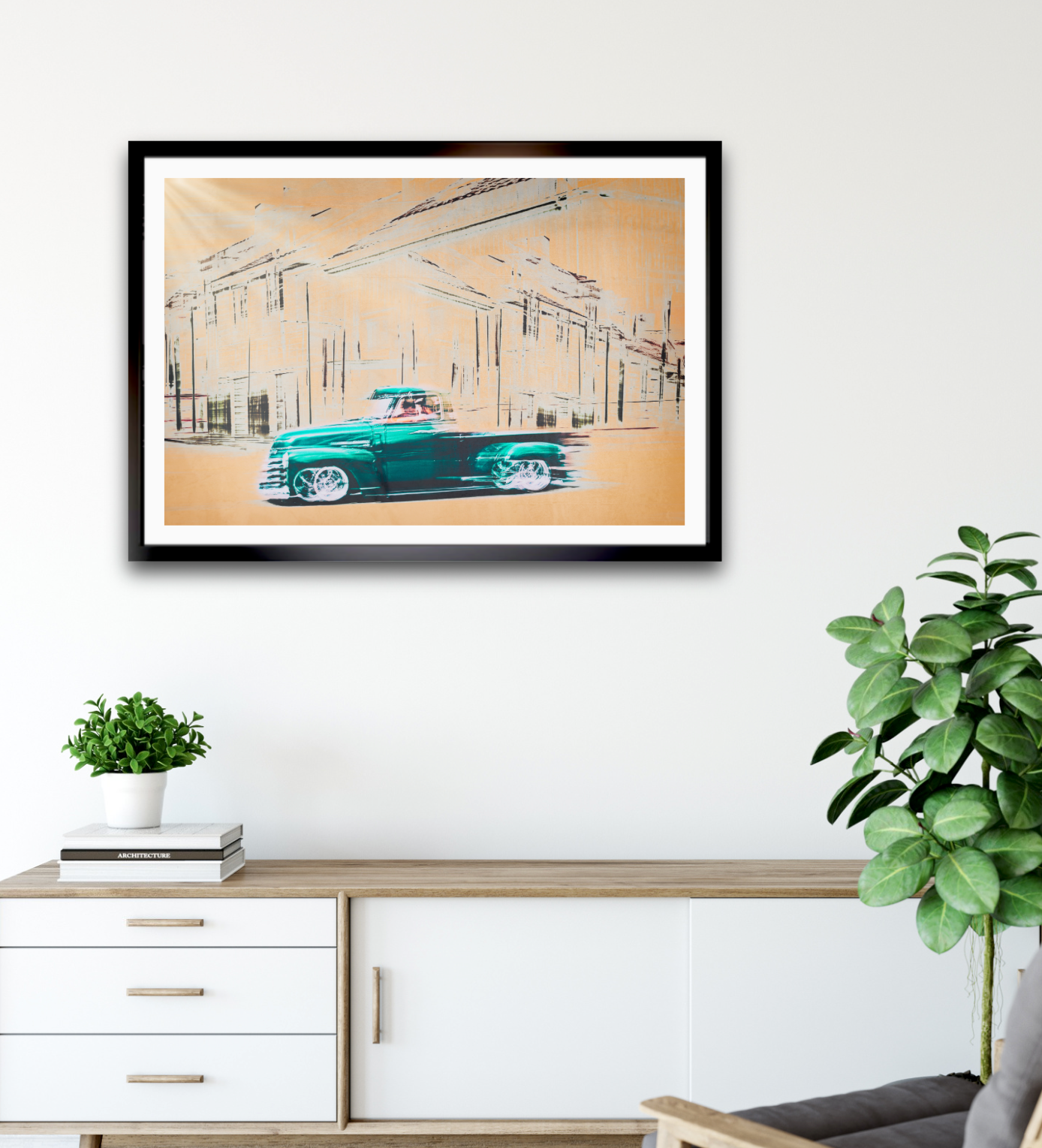 Automotive Limited Edition wall art print of American classic pickup truck by Douglas Carr Photography