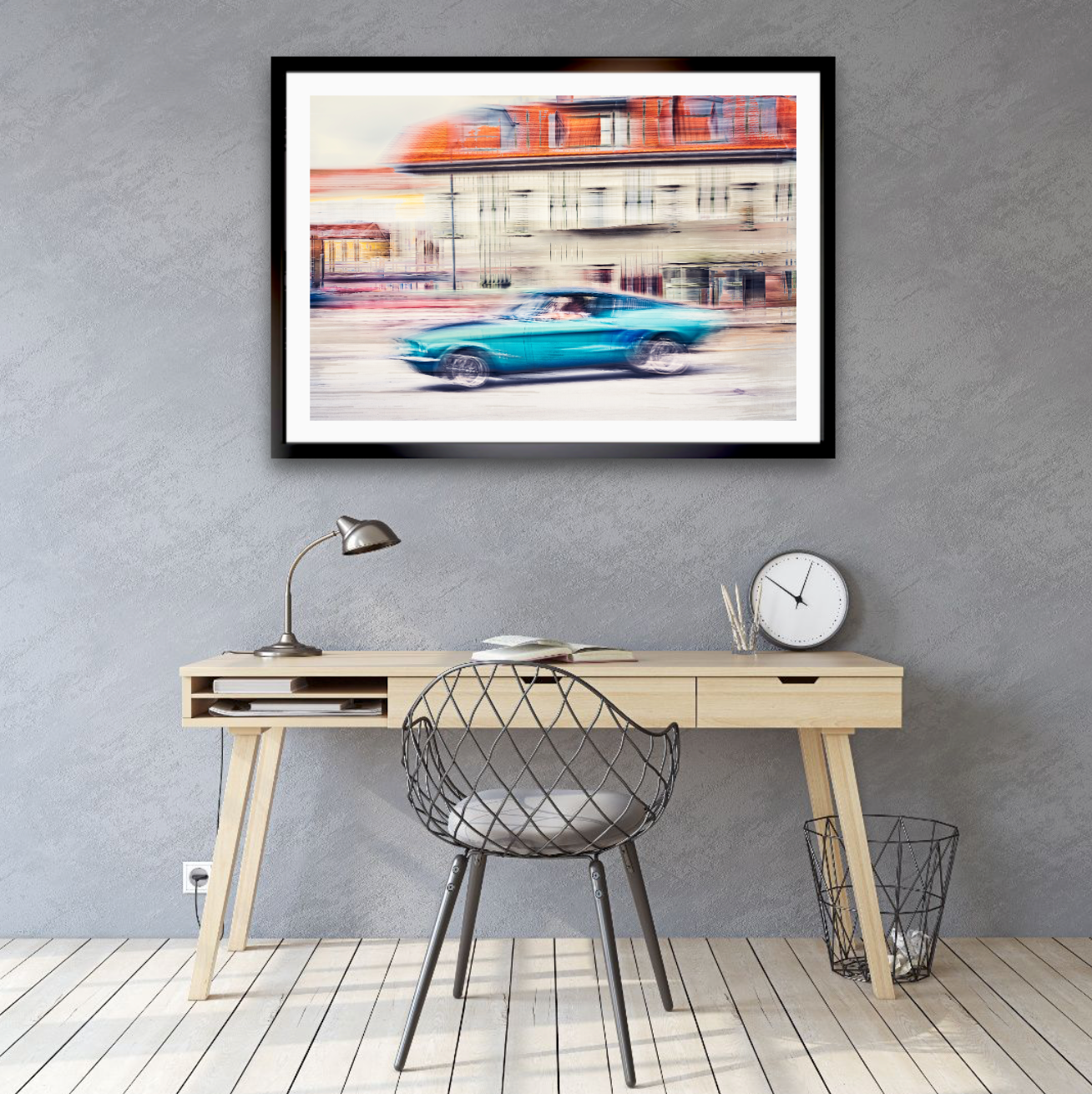 Automotive Limited Edition wall art print of American classic Ford Mustang the Chevy Killer motor car by Douglas Carr Photography