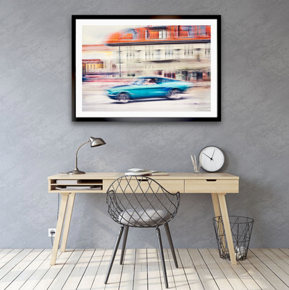 Automotive Limited Edition wall art print of American classic Ford Mustang the Chevy Killer motor car by Douglas Carr Photography